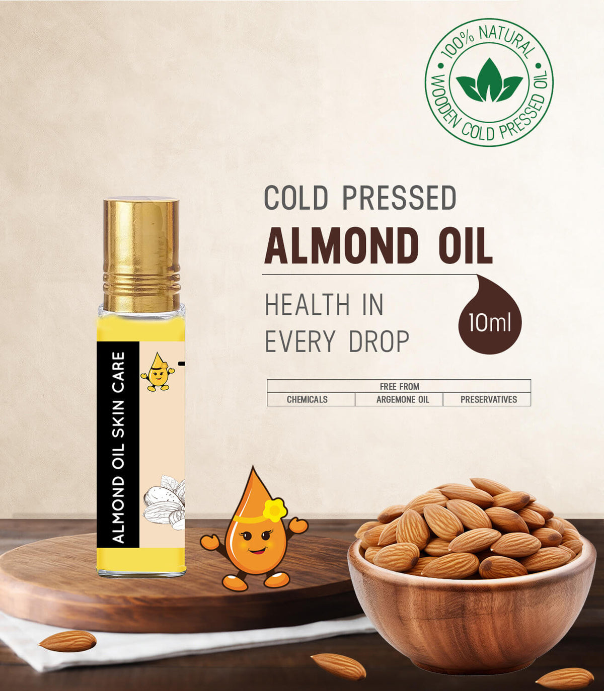 Cold Pressed Almond Oil