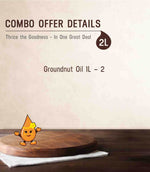Cold Pressed Groundnut Oil Combo