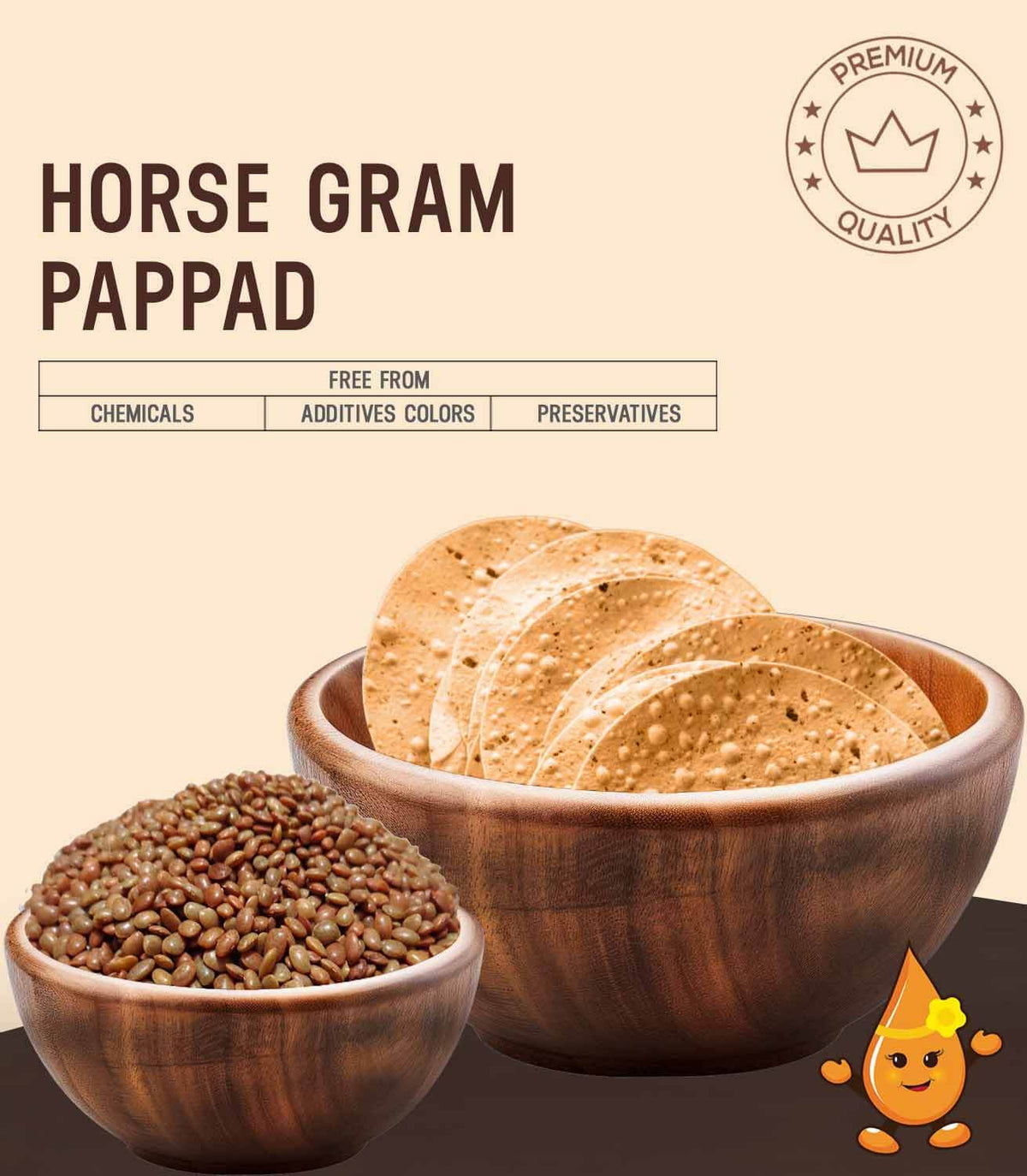 Horse Gram Pappad