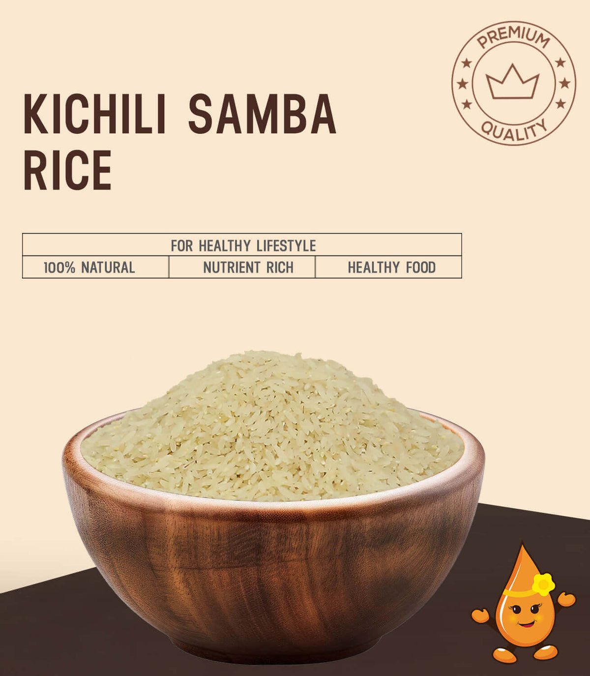 Kichili Samba Rice Boiled