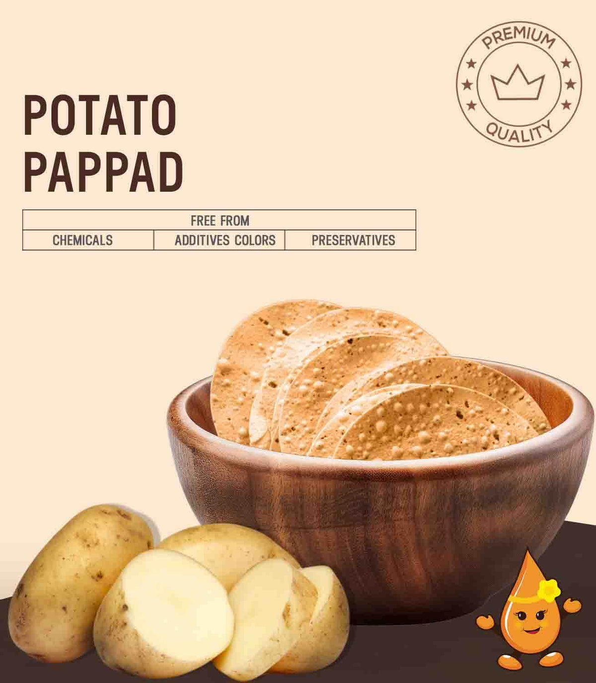Potato Pappad