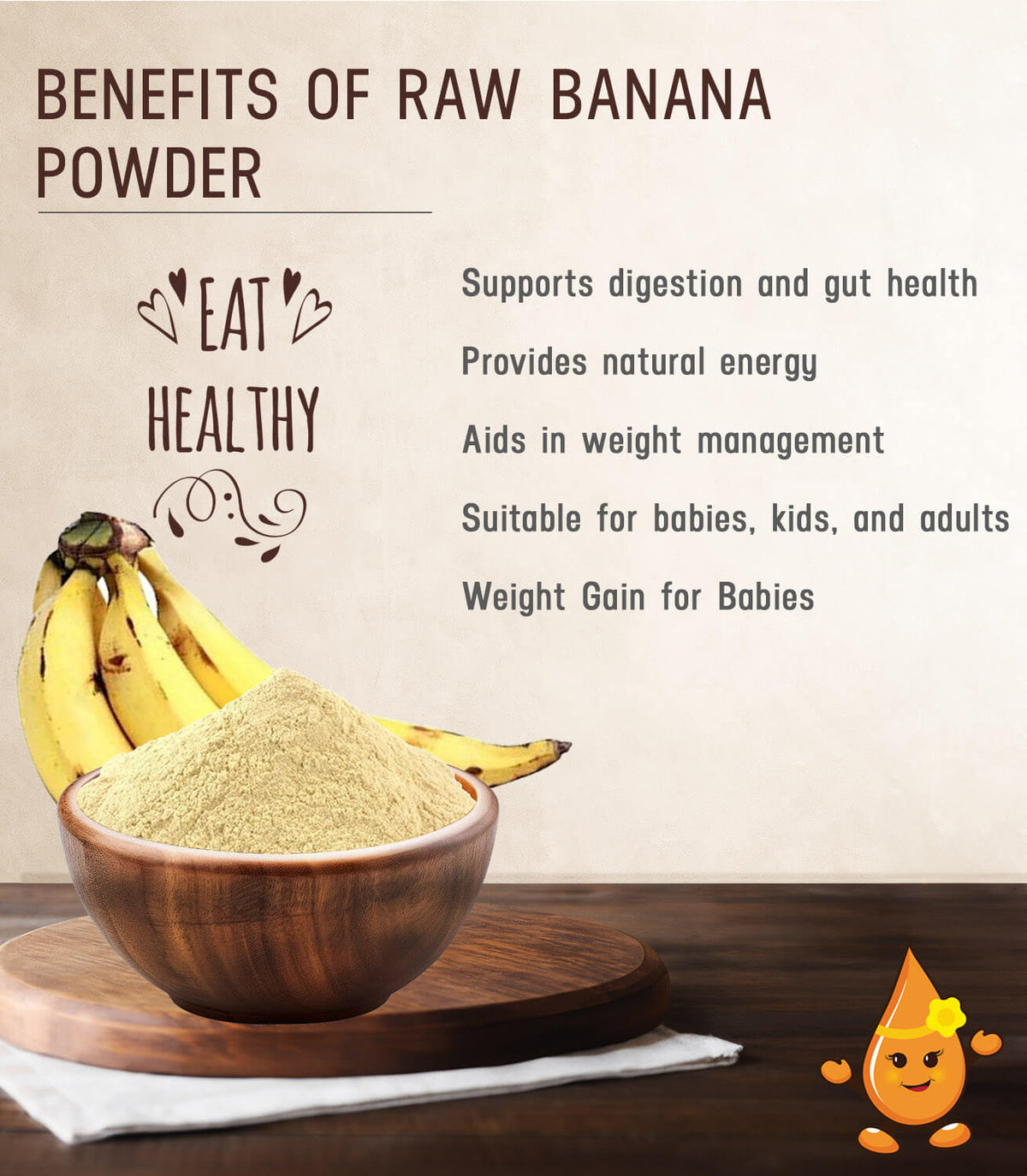 Raw Banana Powder