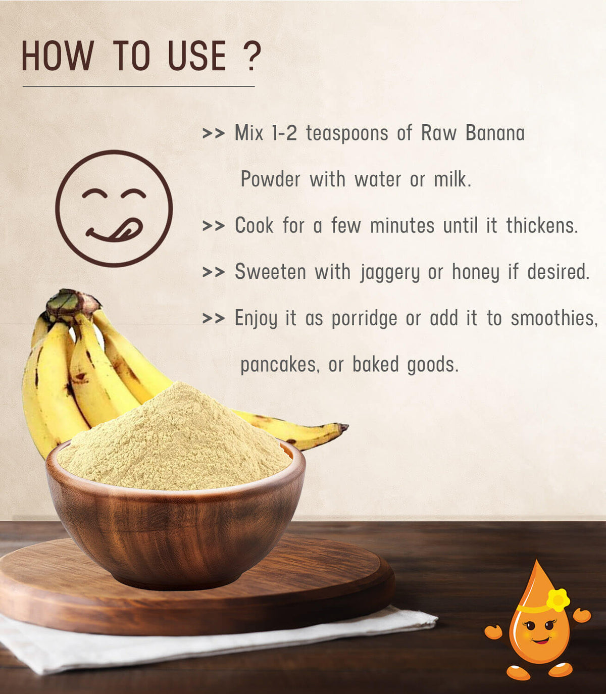 Raw Banana Powder