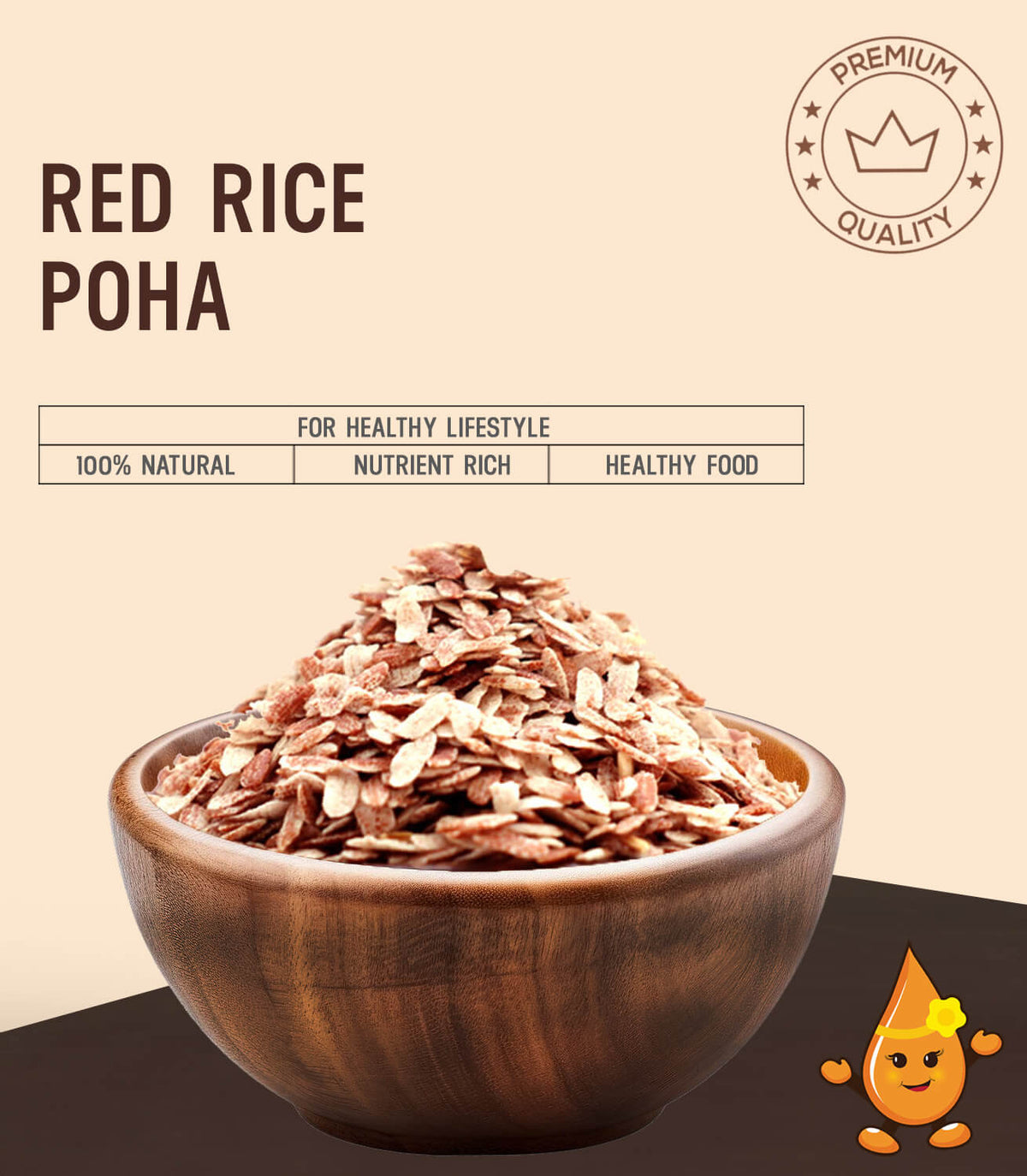 Red Rice Poha / Flakes
