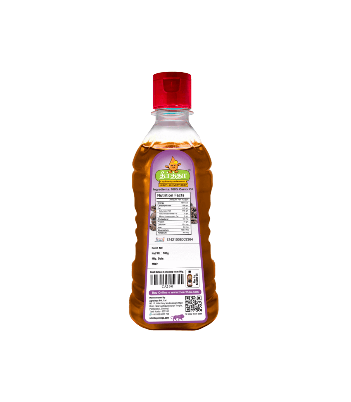 Cold Pressed Castor Oil