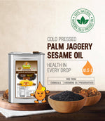 Cold Pressed Karupatti Sesame Oil