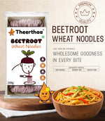 Beetroot Wheat Noodles | healthy noodles | Theerthaa