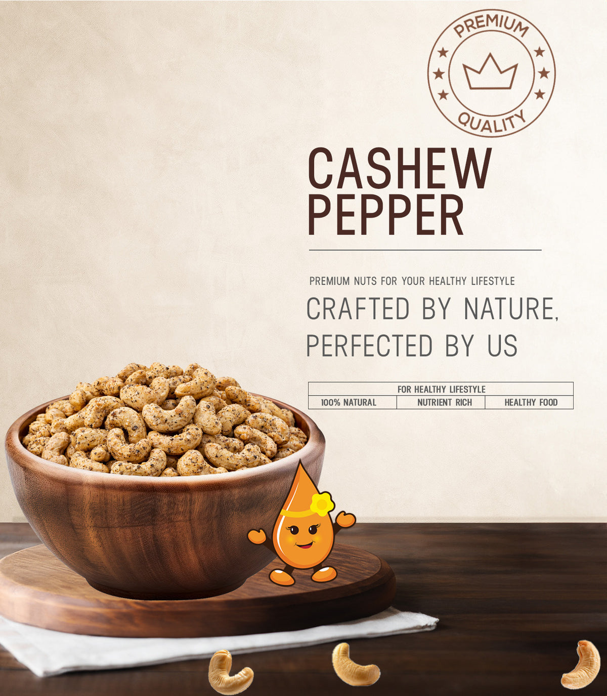 Cashew Pepper | dry fruits and nuts | Theerthaa