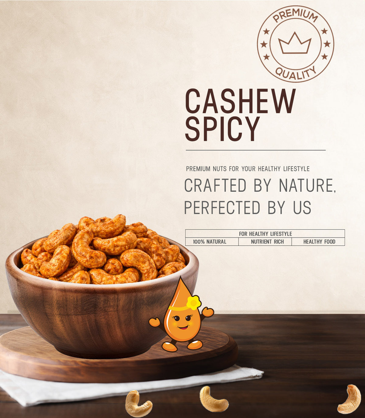 Cashew Spicy | dry fruits and nuts | Theerthaa