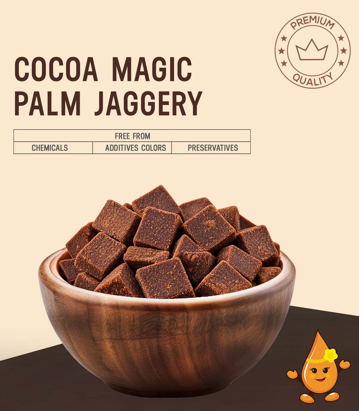 Cocoa Magic Palm Jaggery - Chocolate Bite