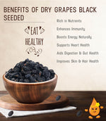 Dry Grapes Black Seeded