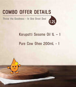 Cold Pressed Karupatti Sesame Oil Combo
