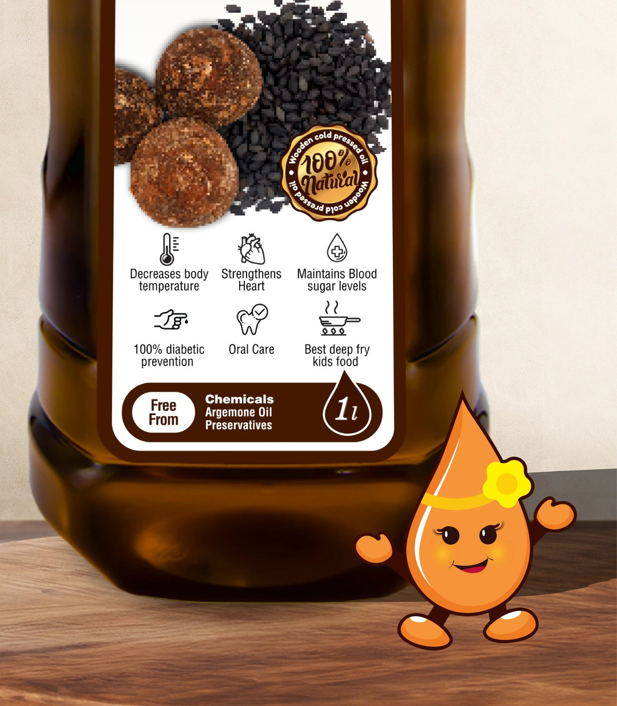 Cold Pressed Karupatti Sesame Oil Combo | buy healthy food combo online | Theerthaa