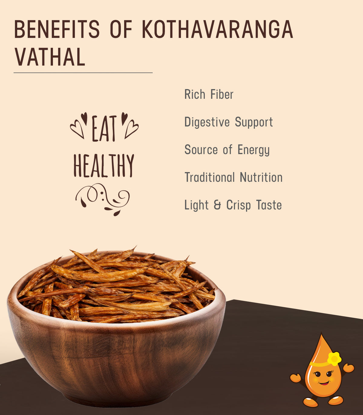 Benefits of Kothavaranga Vathal for gut health | Theerthaa