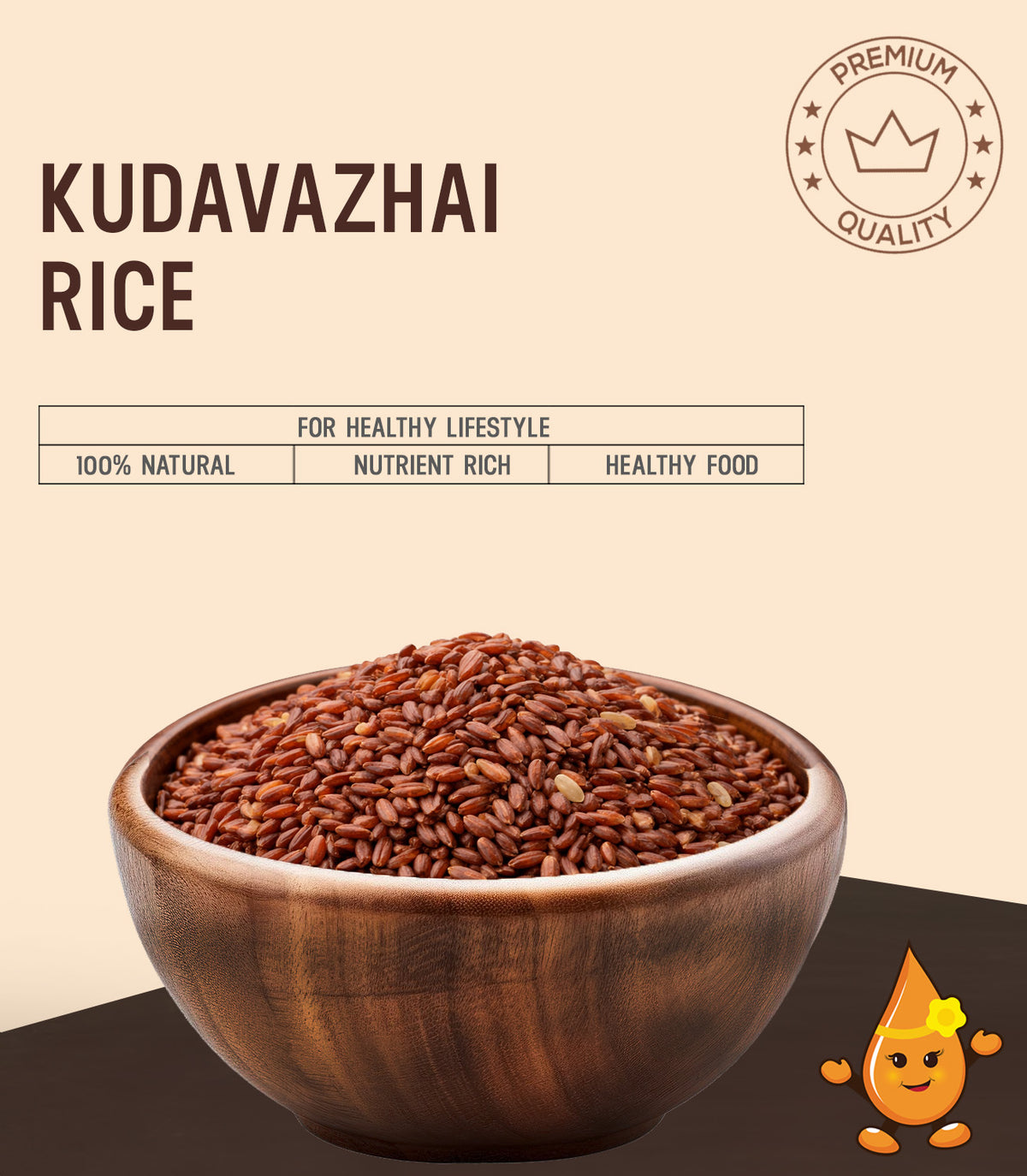 Kudavazhai Rice | traditional rice | Theerthaa