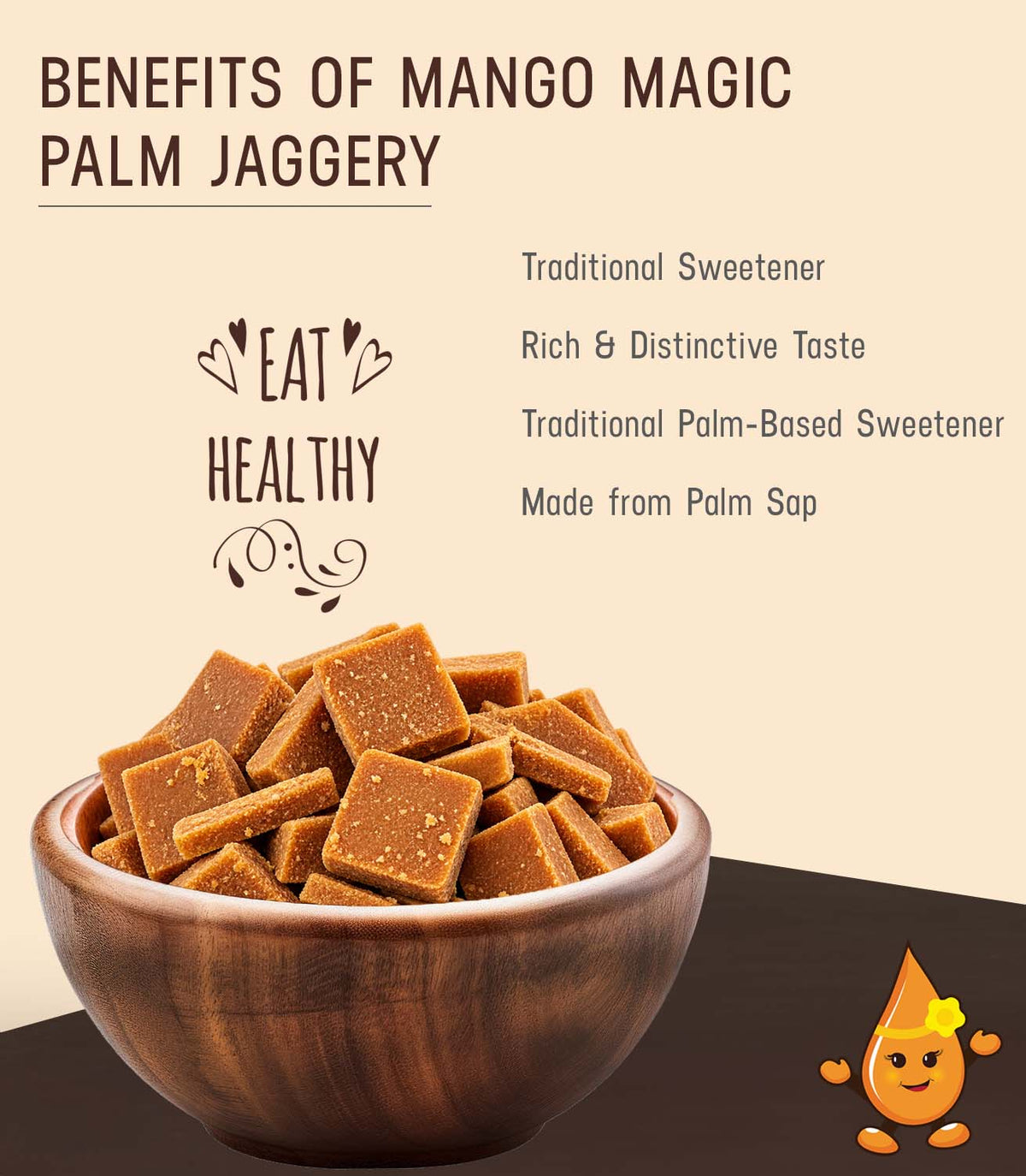 Mango Magic Palm Jaggery - Chocolate Bite