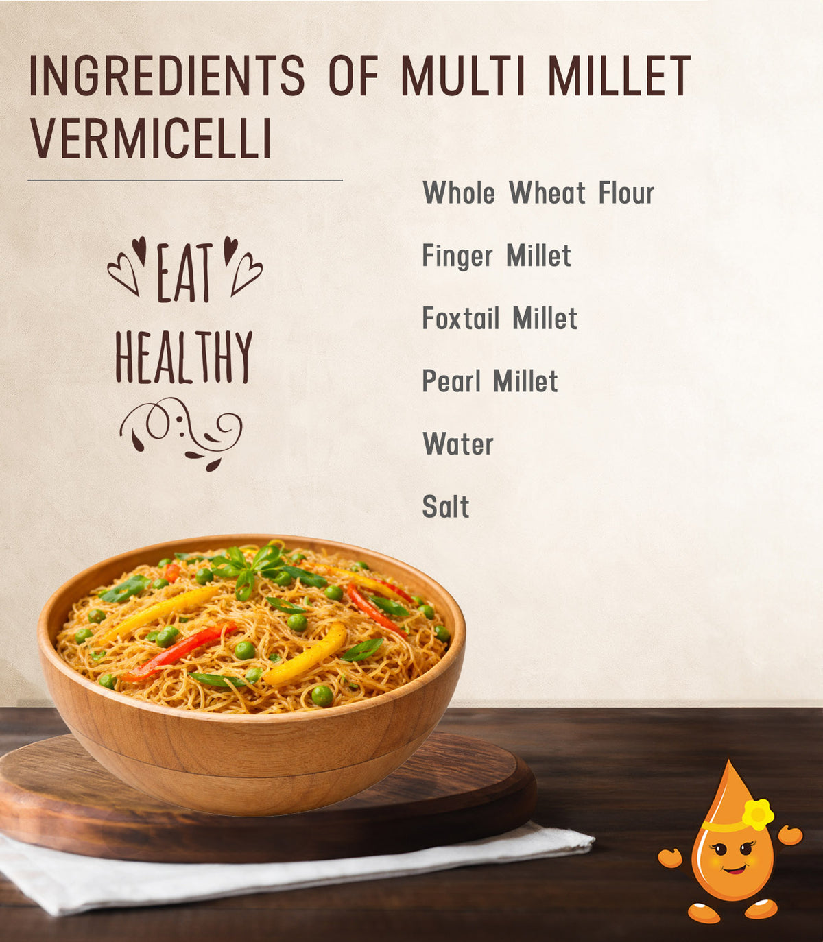 Benefits of Multi Millet Vermiceli for gut health | Theerthaa