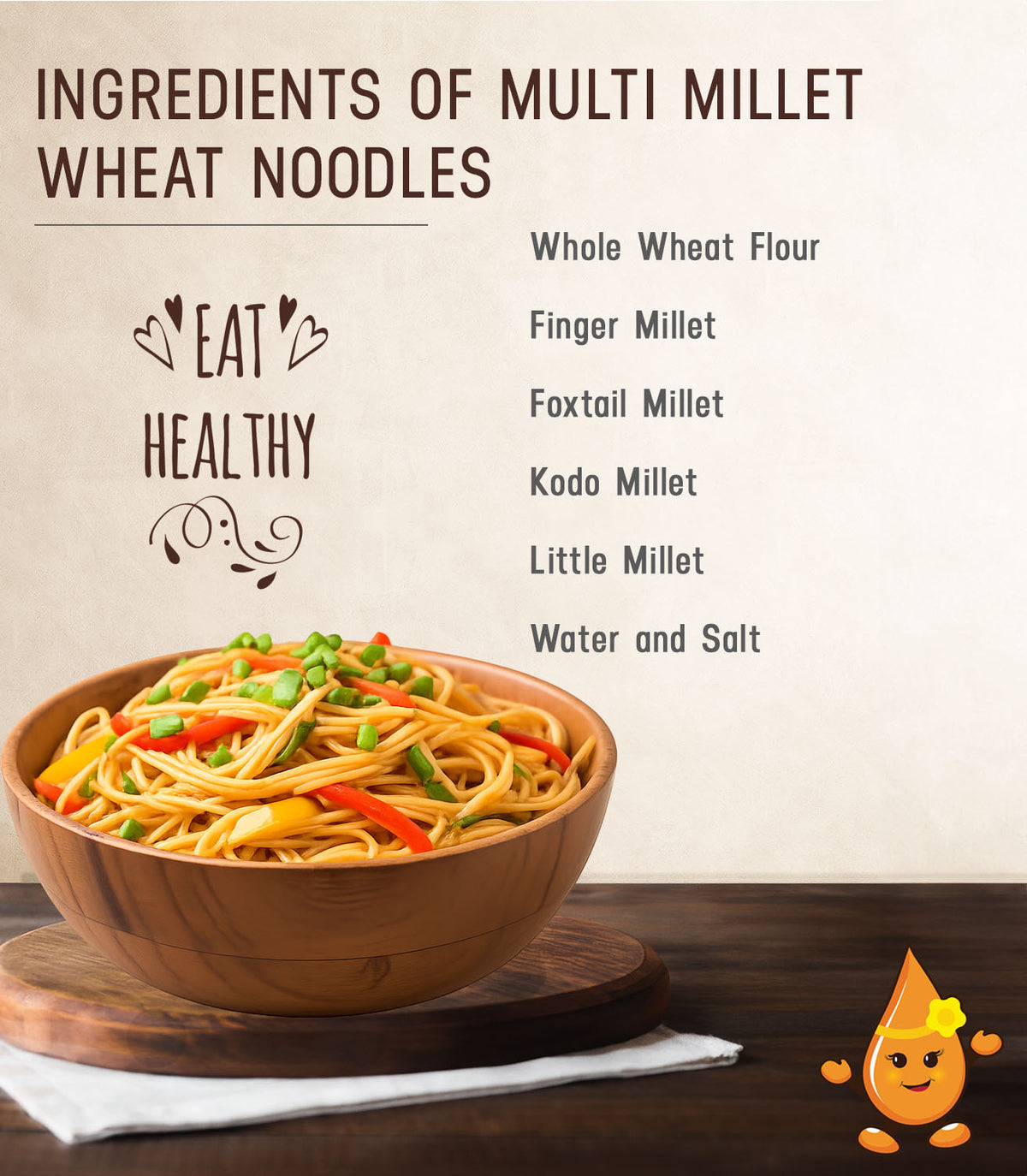 Benefits of Multi Millet Noodles for gut health | Theerthaa