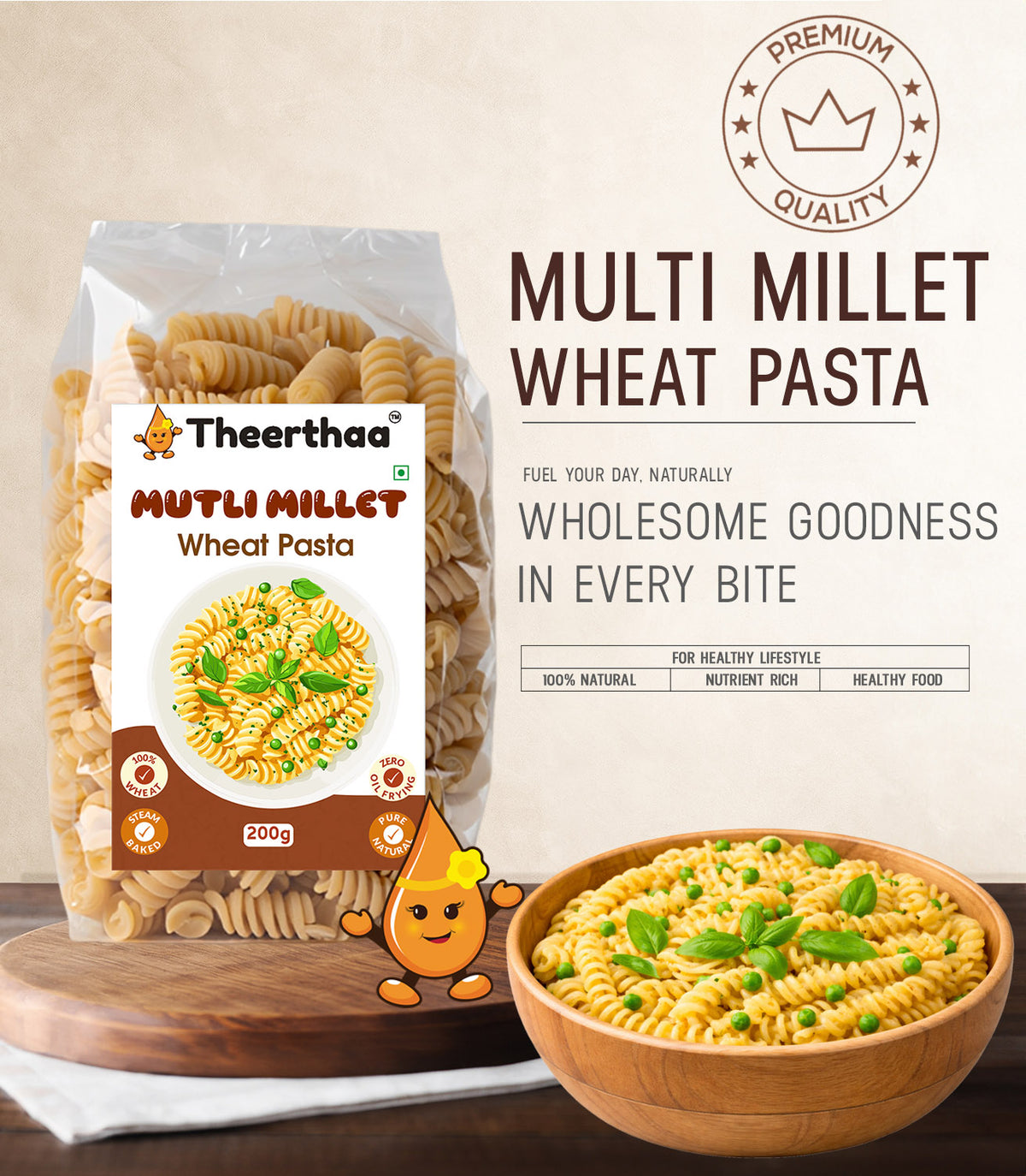 Multi Millet Wheat Pasta