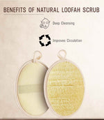 Natural Loofah Scrub (Oval Shape)