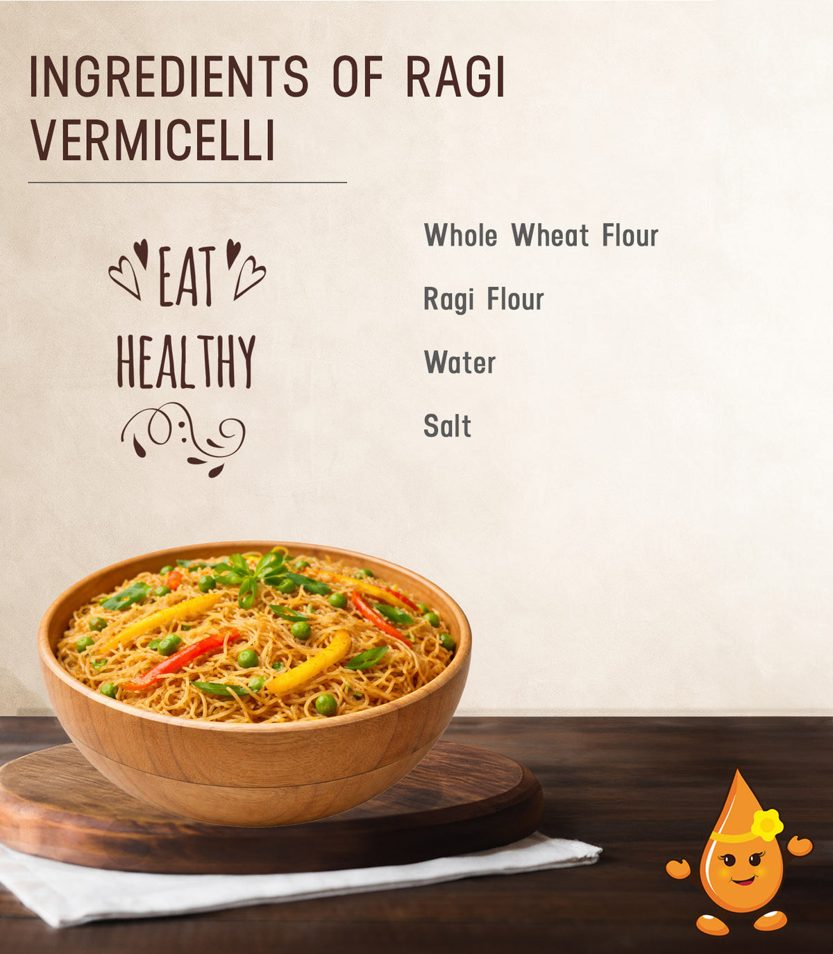 Benefits of Ragi Vermicelli for gut health | Theerthaa