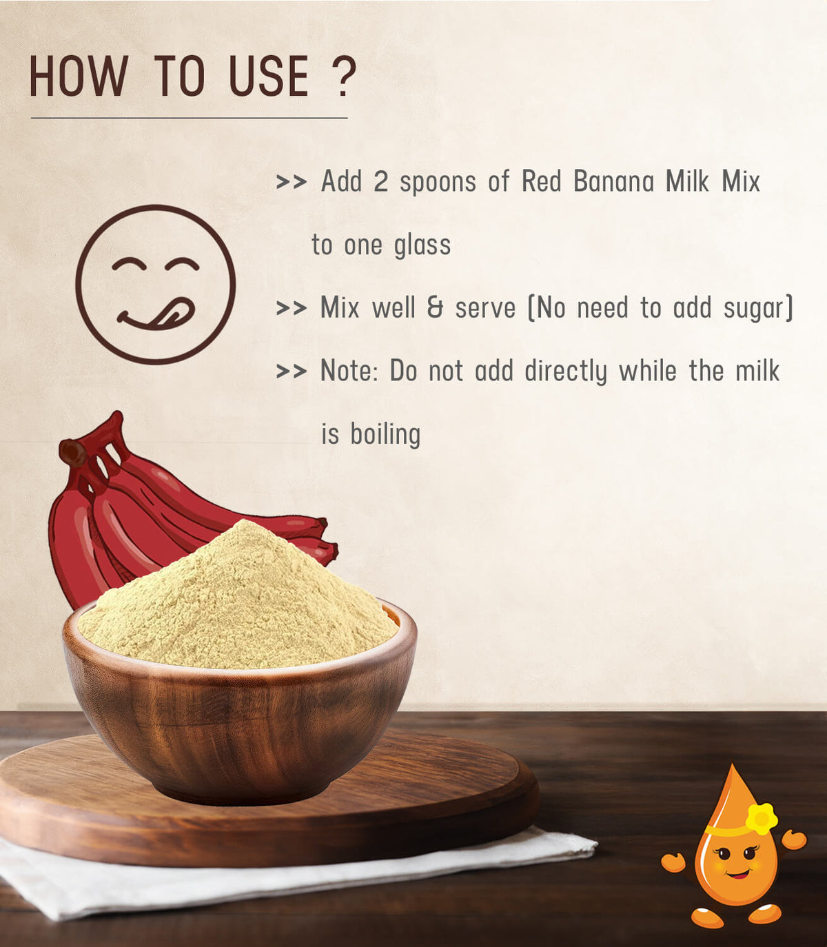 Red Banana Milk Mix