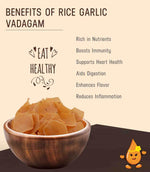 Rice Garlic Vadagam