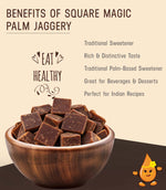 Square Magic Palm Jaggery - Chocolate Bite