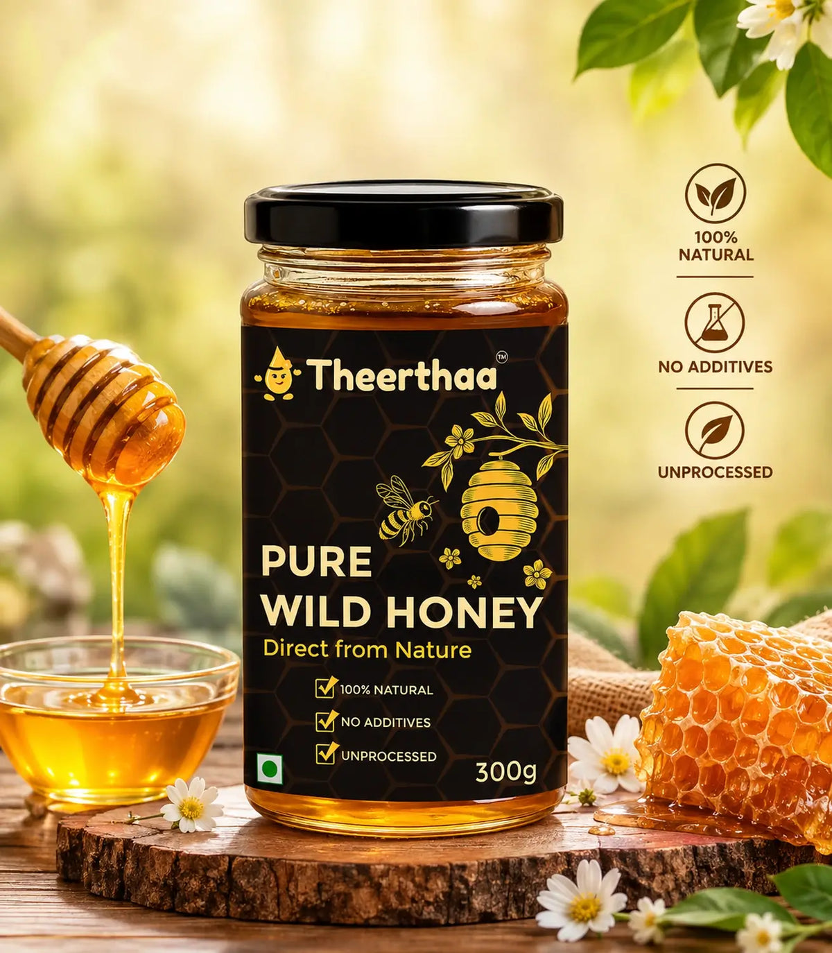 Pure Wild Honey 300g