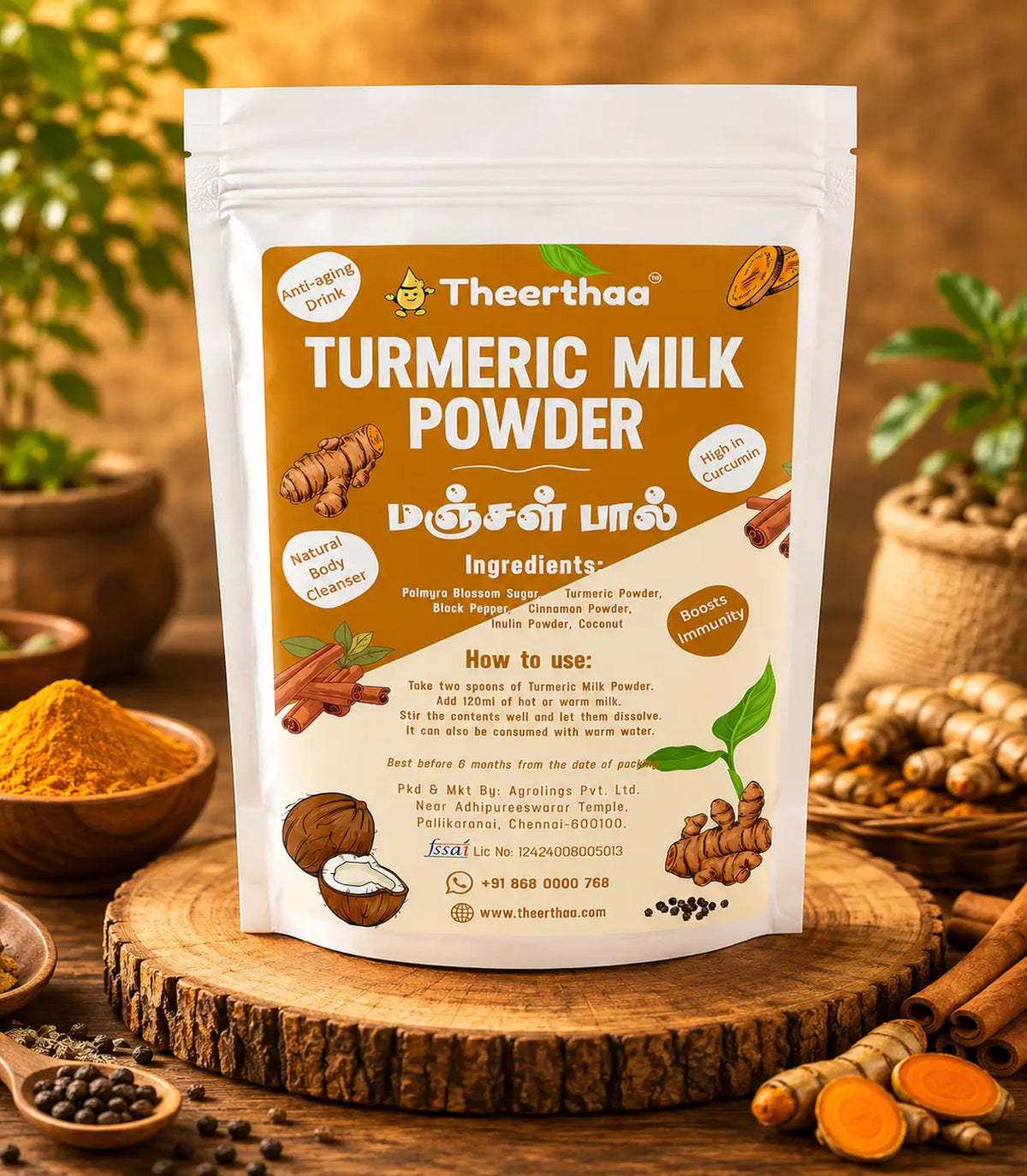 Turmeric Milk Mix Powder