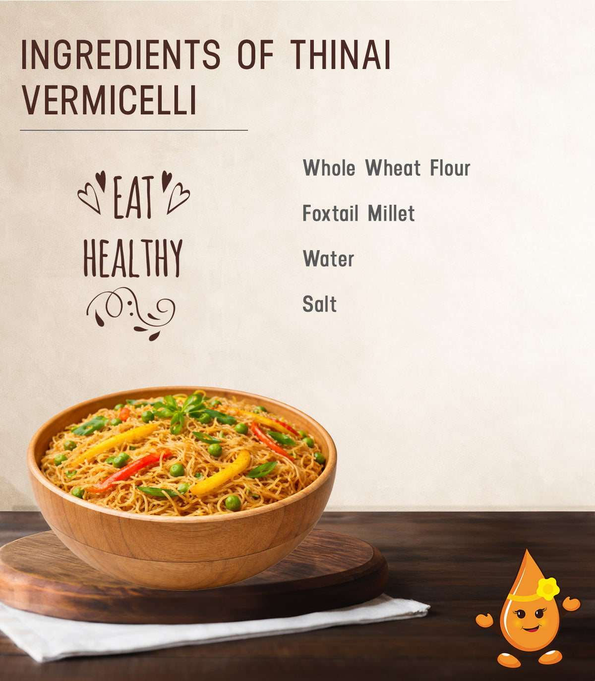 Benefits of Thinai Vermicelli for gut health | Theerthaa