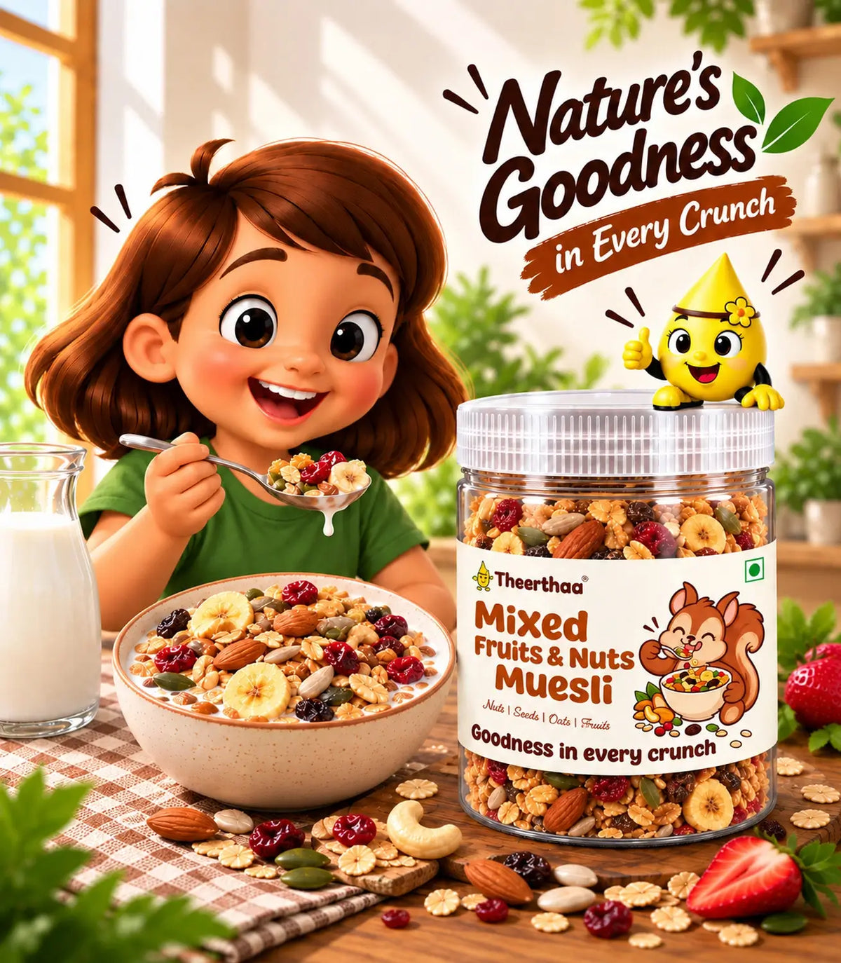 Mixed Fruit and Nuts Muesli