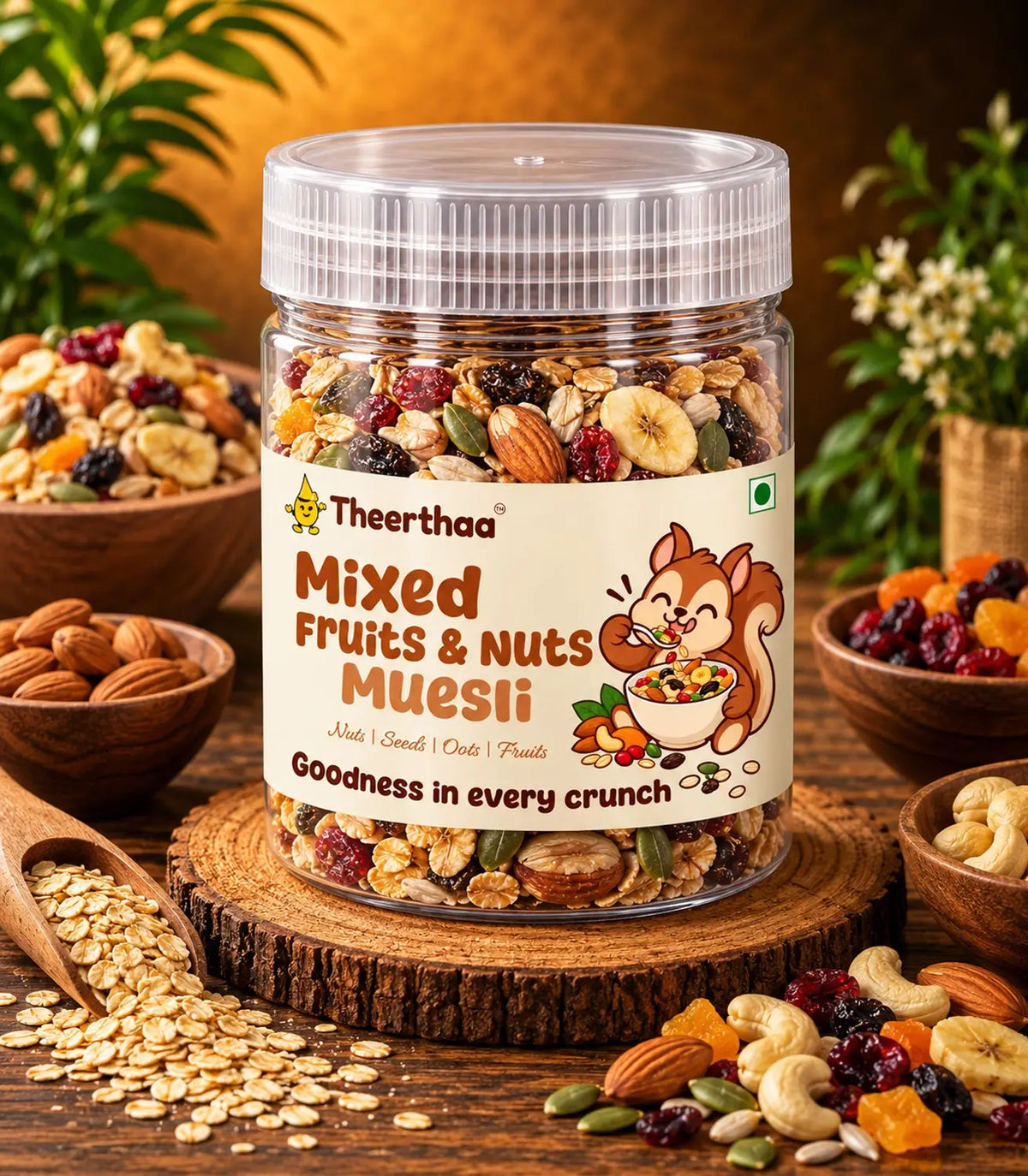 Mixed Fruit and Nuts Muesli