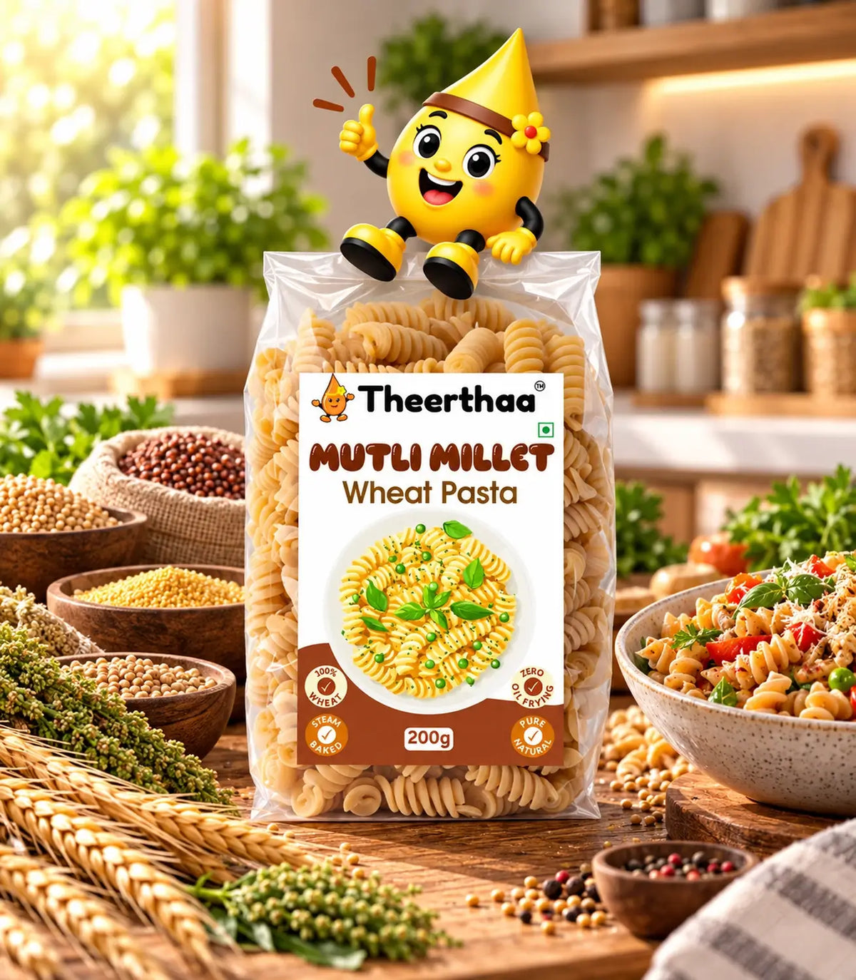 Multi Millet Wheat Pasta