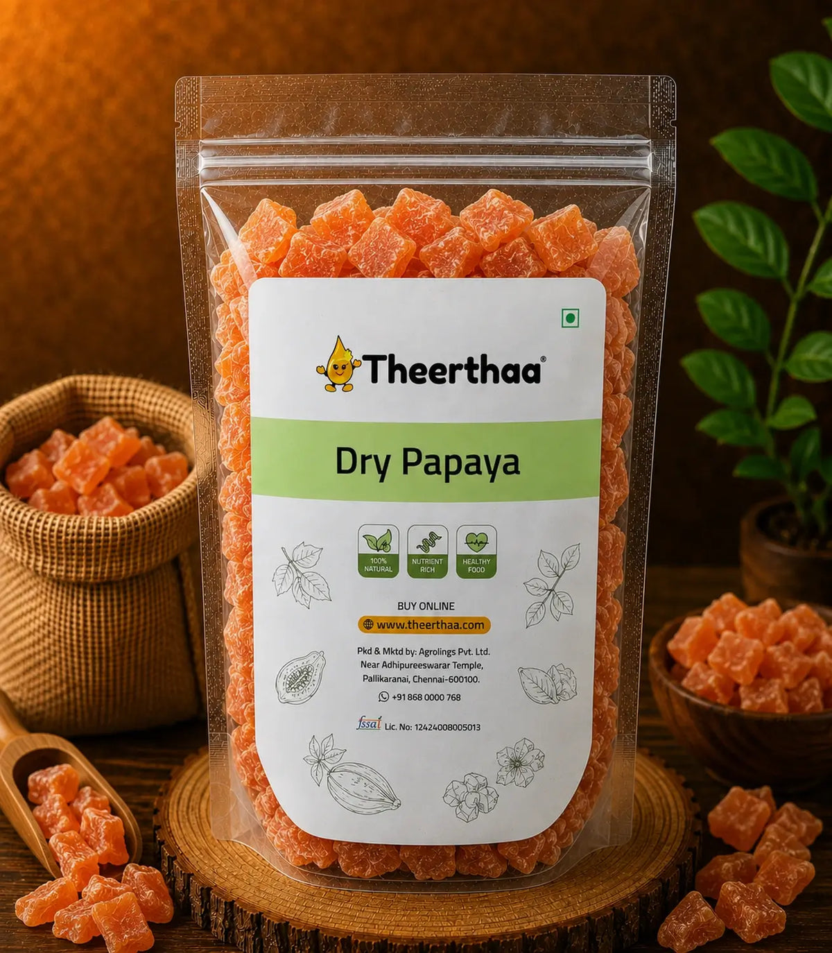 Dry Papaya