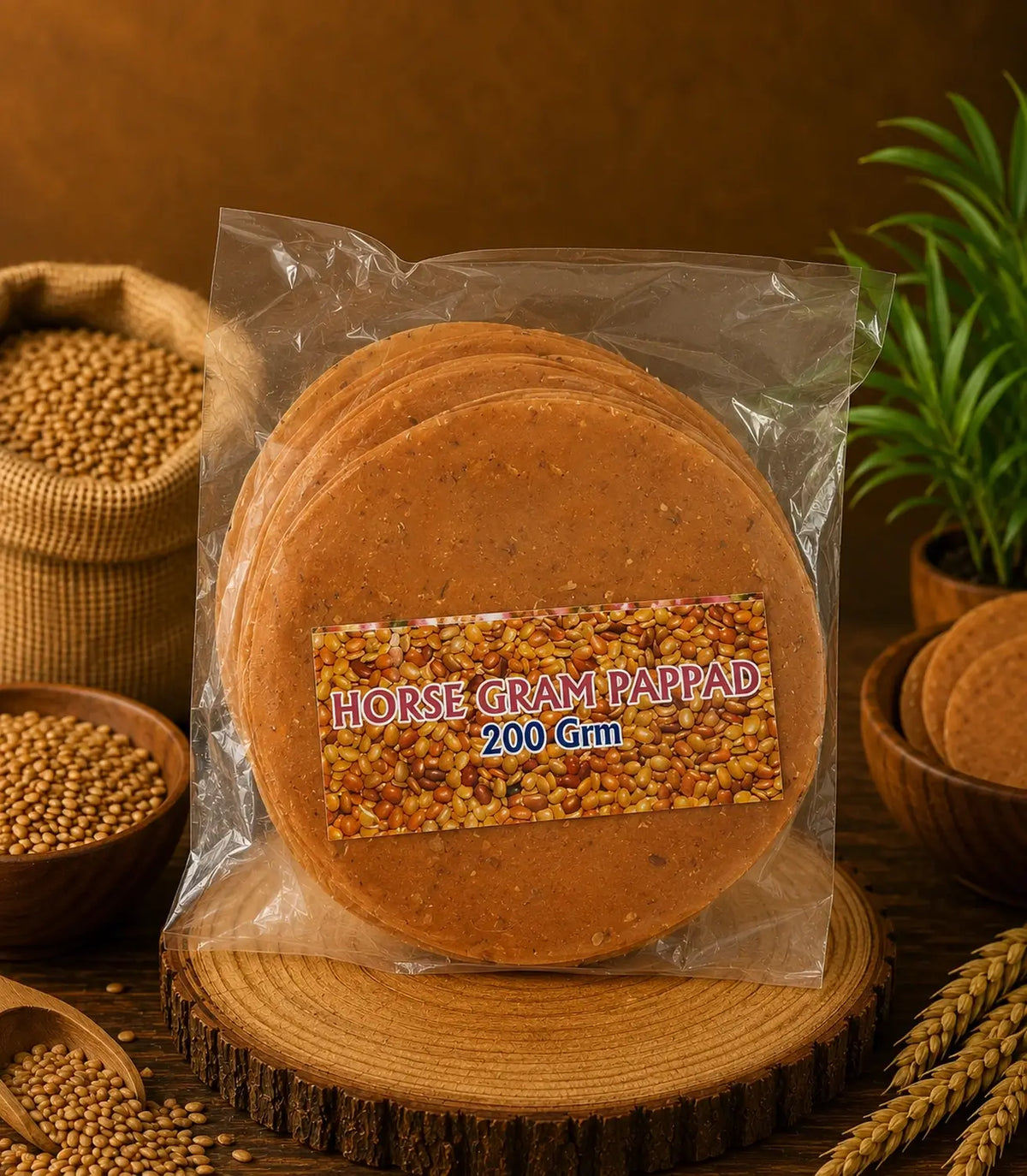 Horse Gram Pappad