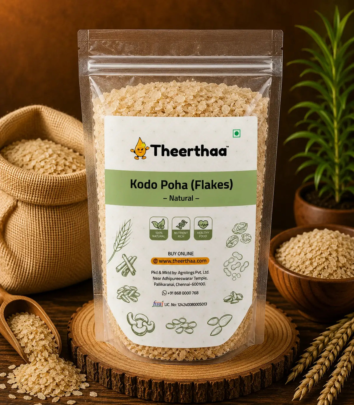 Kodo Poha / Flakes