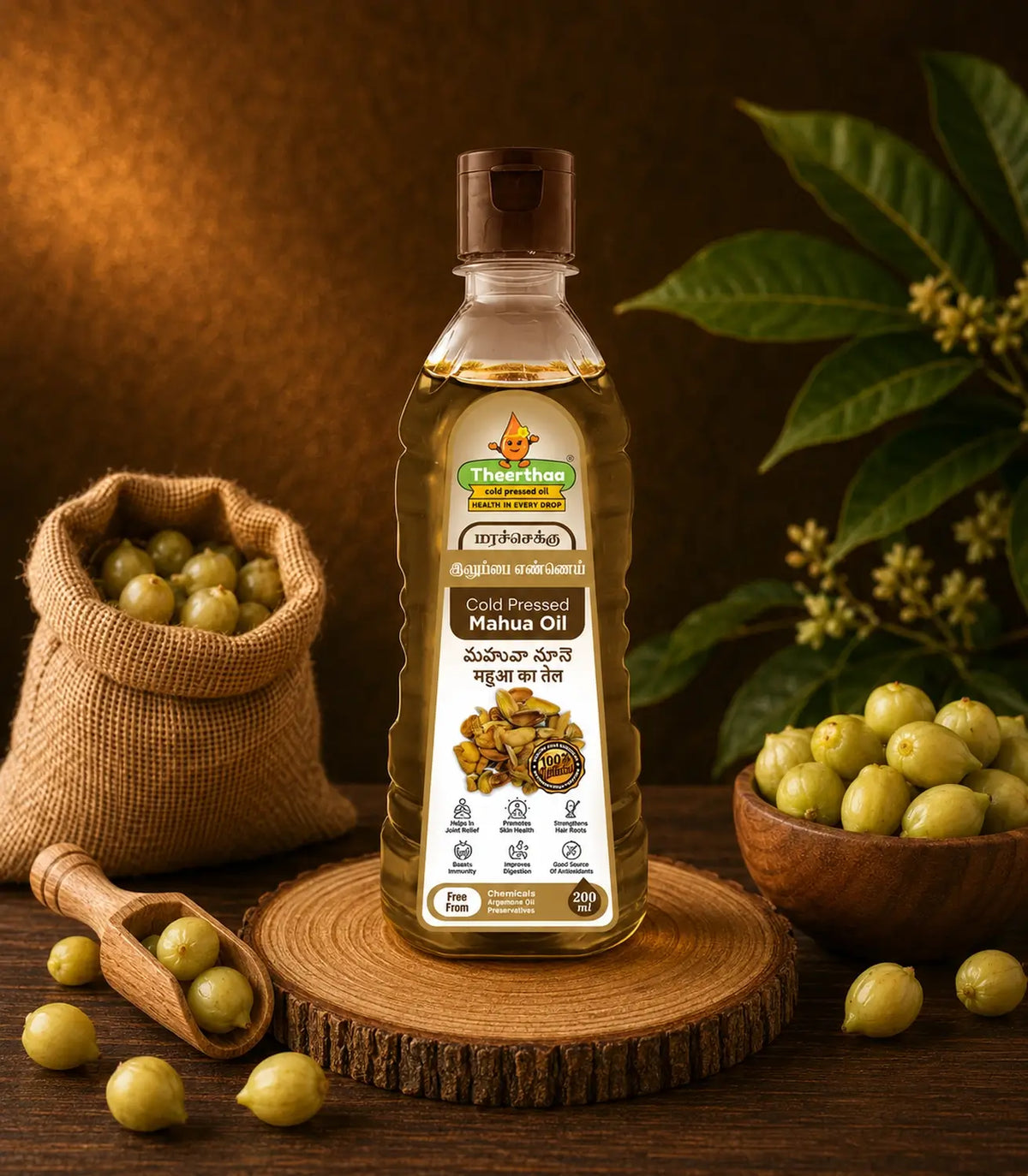 Cold Pressed Mahua Oil