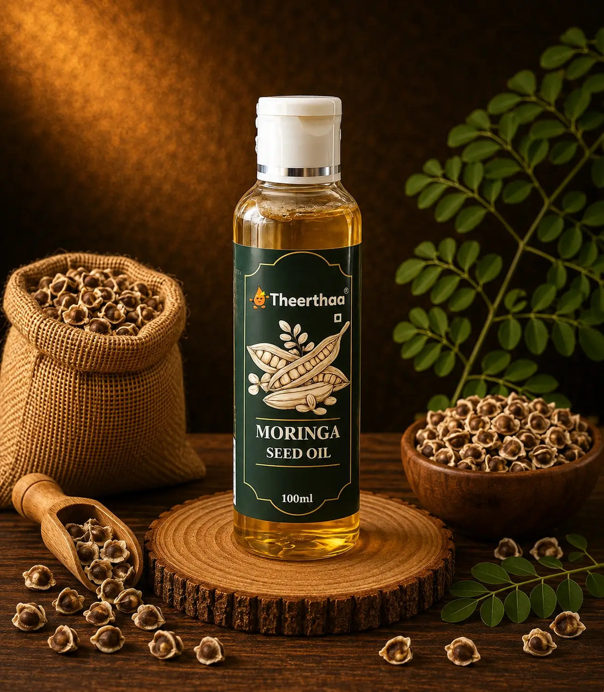 Cold Pressed Moringa Seed Oil