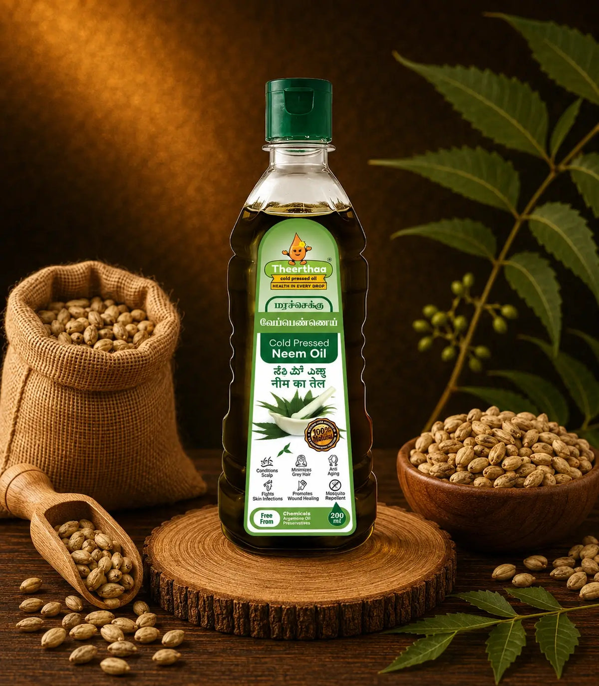 Cold Pressed Neem Oil