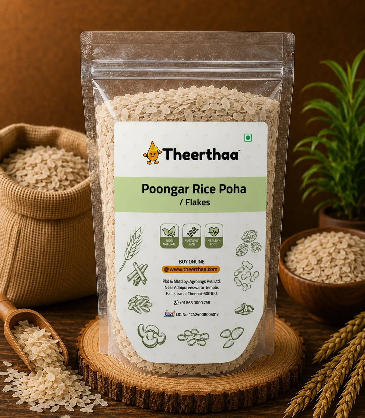 Poongar Rice Poha / Flakes