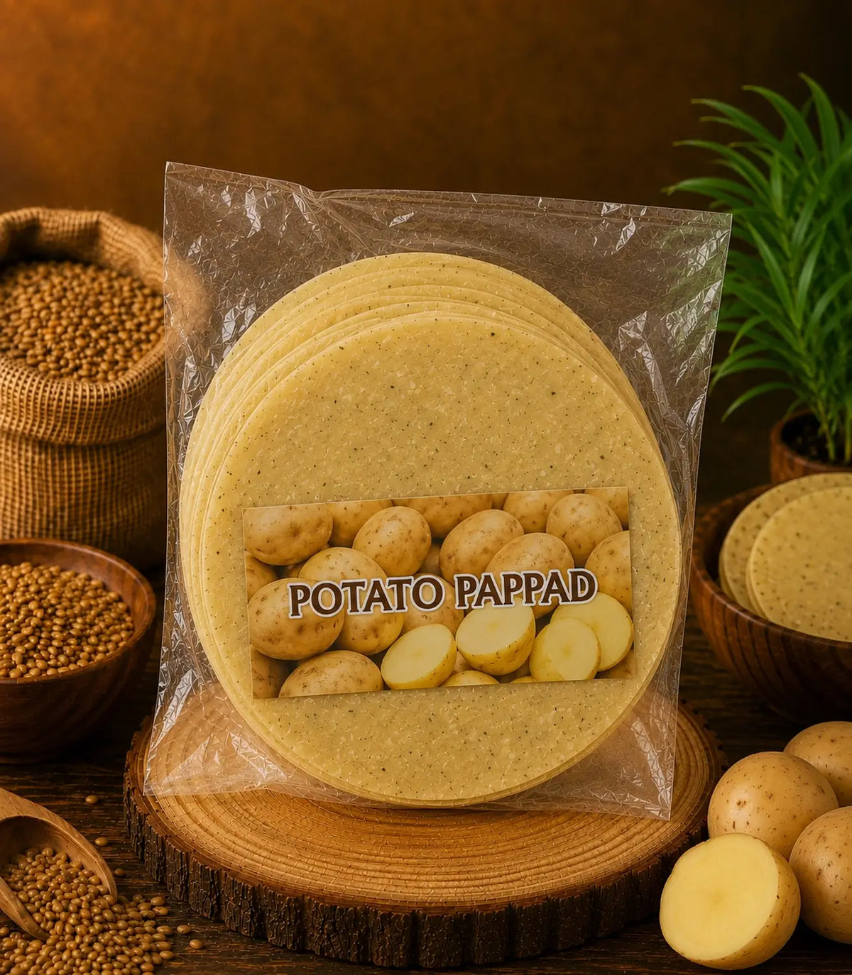 Potato Pappad