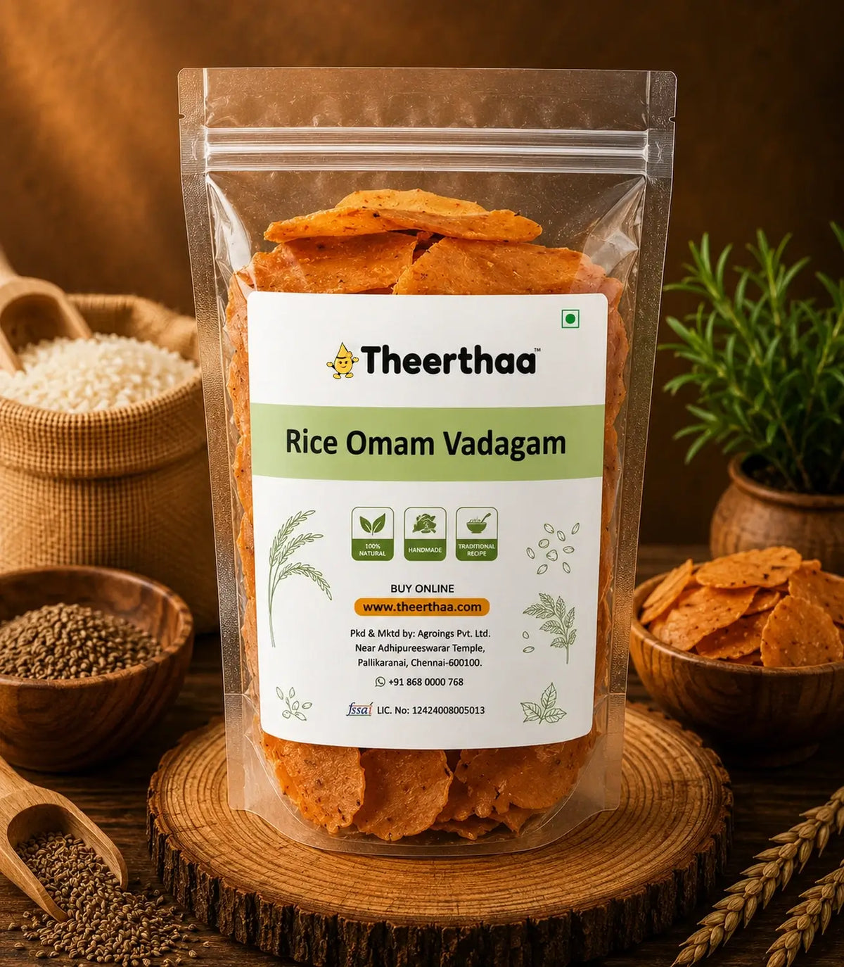 Rice Omam Vadagam
