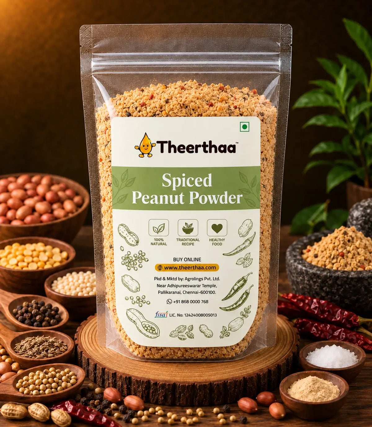 Spiced Peanut Powder