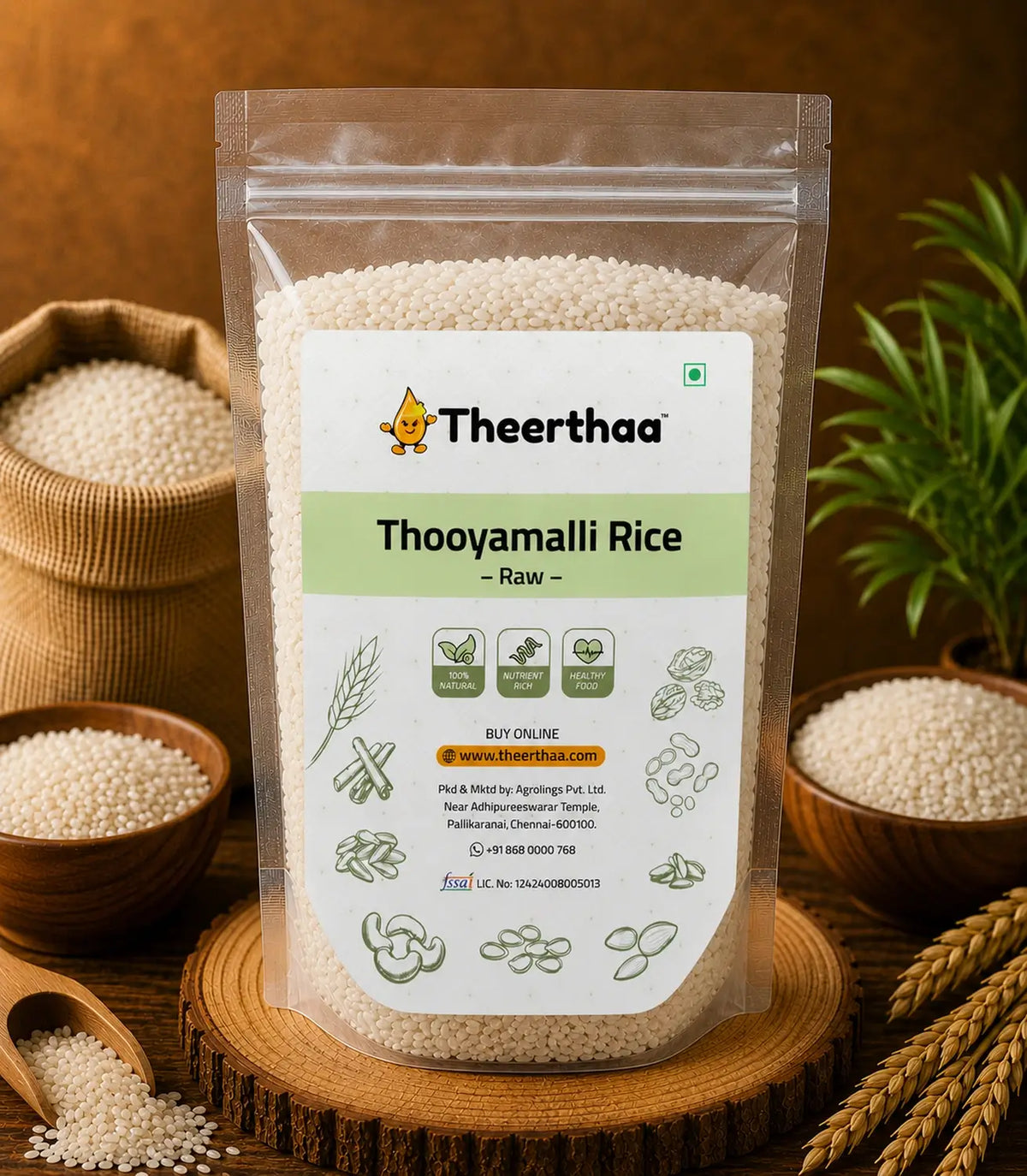 Thooyamalli Rice Boiled